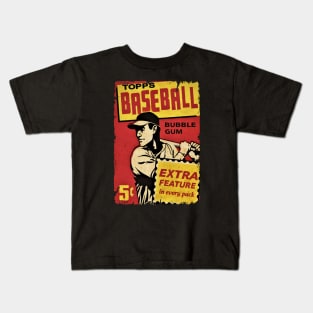 VINTAGE BASEBALL - TOPPS CARDS EXTRA FEATURE Kids T-Shirt